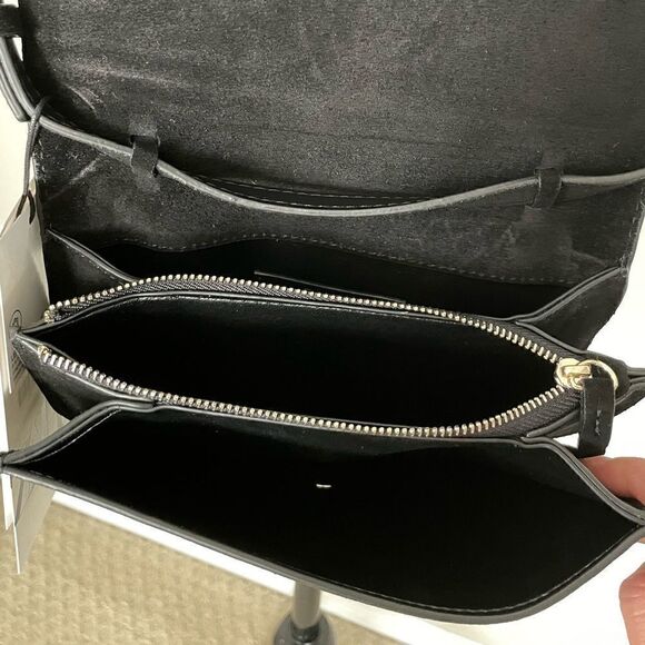 NWT Zara Split Leather Crossbody - Picture 8 of 11